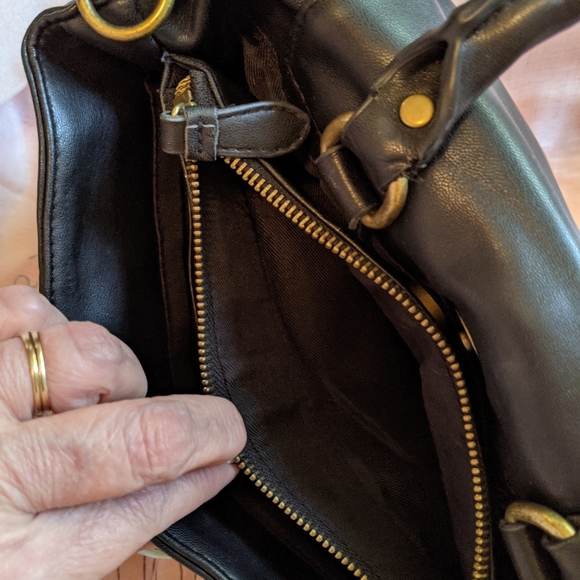 Vintage Leather Satchel Purse - Picture 13 of 15